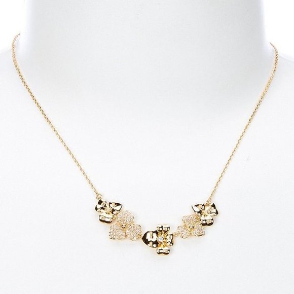 Kate Spade Precious Pansy Pave Necklace - Picture 4 of 6